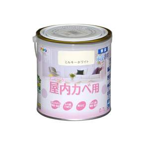 Asahipen 日本水性室內高機能健康塗料, 奶白, 700ml, 1桶