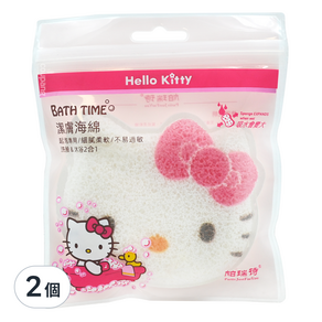 帕瑞詩 Hello Kitty 潔膚海綿, 2個