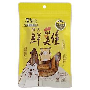 Best Pet Food 貝斯寵物食品 雞肉脆脆一口酥 4個月以上犬貓用, 雞肉, 50g, 1包