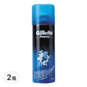 Gillette 吉列 刮鬍泡 薄荷, 210g, 2瓶