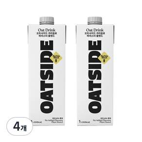 OATSIDE 職人燕麥植物奶, 1L, 4個