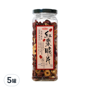 惠香食品 紅棗脆片, 160g, 5罐