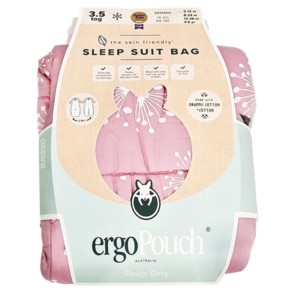 ergoPouch 2way褲型防踢被 3.5TOG, 粉嫩蒲公英