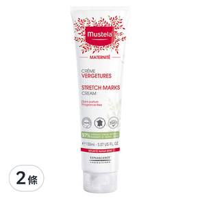 mustela 慕之恬廊 慕之孕孕膚霜, 無香, 150ml, 2條