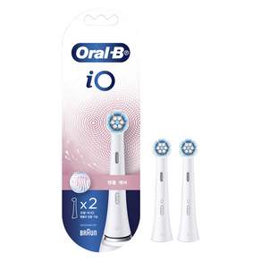 Oral-B 歐樂B iO 電動牙刷替換頭, 白色, 溫柔呵護, 2個