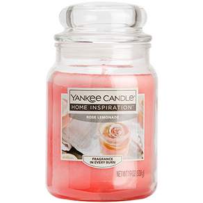 YANKEE CANDLE Home Inspiration系列 香氛蠟燭, Rose Lemonade, 538g, 1罐