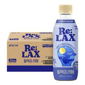 Binggrae Re:LAX 放鬆拿鐵, 230ml, 24瓶