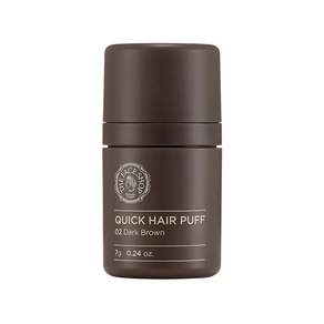 THE FACE SHOP 菲詩小舖 自然遮色氣墊髮粉 7g, 02 Dark Brown, 1個