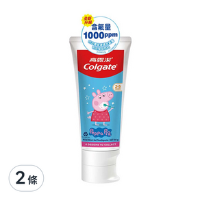 Colgate 高露潔 兒童牙膏 含氟健齒凝露 款式隨機, 90g, 2條