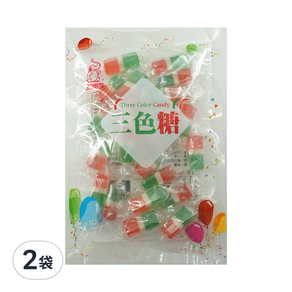 嘉禾 三色糖, 220g, 2袋