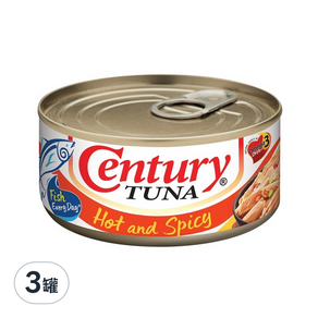 Century TUNA 鮪魚罐頭 辣味, 180g, 3罐