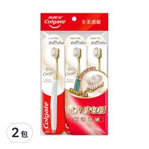 Colgate 高露潔 Easy Comfort牙刷 顏色隨機, 3支, 2包