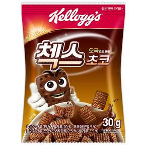 Kellogg'S Chex Choco 五穀雜糧巧克力麥片, 30g, 50包