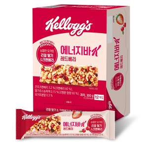 Kellogg's 家樂氏 紅莓穀物能量棒, 25g, 12入