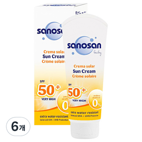 哈羅閃嬰兒防曬霜 SPF50+, 6個, 75ml