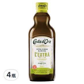 Costad'Oro 義大利原裝進口特級冷壓初榨橄欖油 禮盒, 4瓶