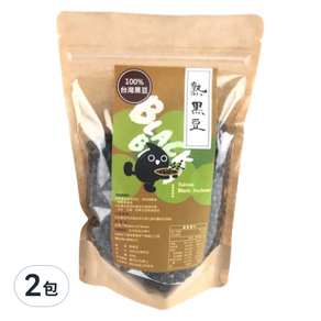 弘宇食品 低溫烘焙青仁黑豆茶, 500g, 2包