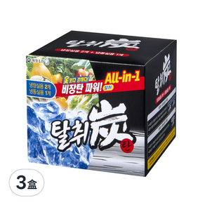 AEKYUNG 愛敬 HOMEZ 冰箱去味除臭炭 冷藏專用*2+冷凍專用*1, 3盒