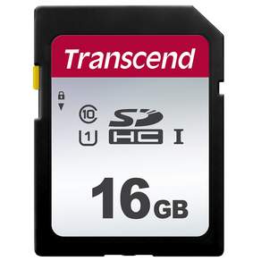 Transcend 創見 SD卡存儲卡300S, 16GB