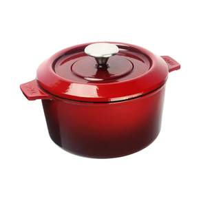 WOLL 德國 IRON 鑄鐵圓鍋, 20cm, 紅色, 1個