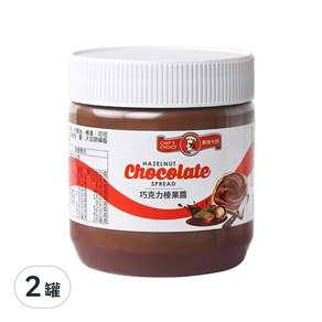 CHEF'S CHOICE 美味大師 巧克力榛果醬, 350g, 2罐