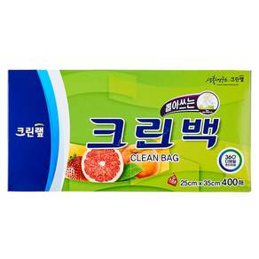 CLEANWRAP 塑膠袋, M(25*35cm), 400入, 1盒