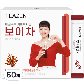 TEAZEN 普洱茶提取物粉, 1.8克, 30入, 2個