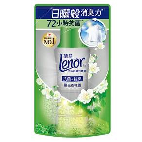 Lenor 蘭諾 衣物芳香抗菌豆 補充包 陽光森林香, 430ml, 1包