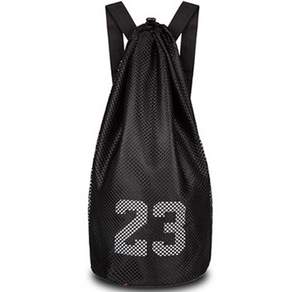 籃球束口背包, 黑色的