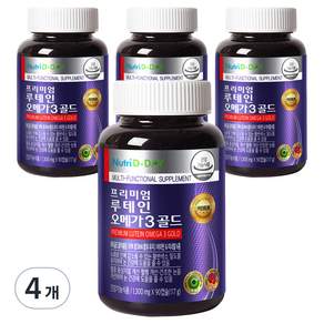 Nutri D-DAY 優質葉黃素 Omega 3 Gold 3 個月供應, 90顆, 4個