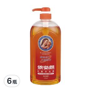 依必朗 抗菌沐浴露 清爽健康, 1L, 6瓶