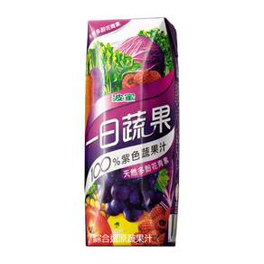 波蜜 一日蔬果100%紫色蔬果汁, 250ml, 18入