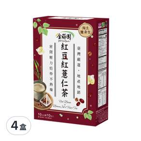 金薌園 紅豆紅薏仁茶, 10g, 10入, 4盒