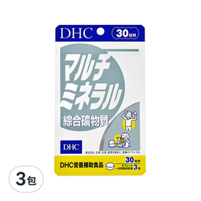 DHC 綜合礦物質 30日份 90粒 台灣公司貨, 44.8g, 3包