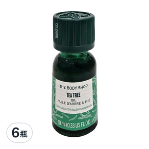 THE BODY SHOP 美體小舖 國際航空版 茶樹精油 新版, 10ml, 6瓶