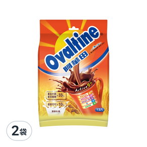 Ovaltine 阿華田 營養巧克力麥芽飲品, 20g, 13包, 2袋