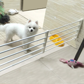 MONACO OLIVE 寵物狗可調式安全圍欄, 白色