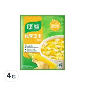 Knorr 康寶 自然原味 雞蓉玉米, 54.1g, 4包