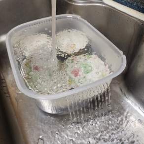 ORIENTAL MOOD 洗碗籃, 透明色, 1入