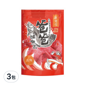 爸爸捕魚去 方角香魚片, 100g, 3包