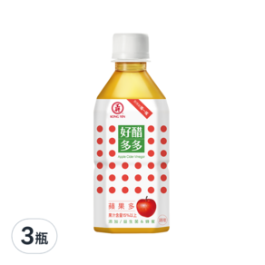 工研 好醋多多 蘋果多, 350ml, 3瓶