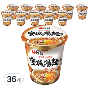 Nongshim 農心 韓國境內版 安城湯麵 杯裝, 36入