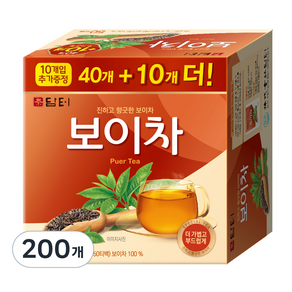 Damtuh 丹特 普洱茶包, 0.7g, 50入, 4盒