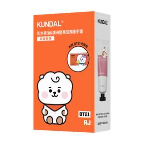 KUNDAL 昆黛爾 BT21 護手霜 爽身粉香 2入, 100ml, 1組