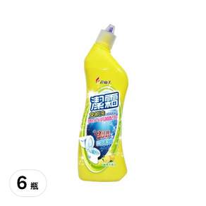 潔霜 免刷洗馬桶清潔劑 青檸, 500ml, 6瓶