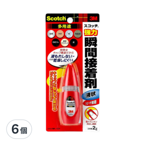 3M Scotch 多用途瞬間膠接著劑 7004T, 6個