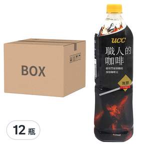 ucc 職人系列 冰咖啡 無糖, 910ml, 12瓶