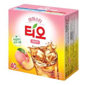 TIO 桃子冰茶隨身包, 13g, 40包, 1盒
