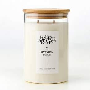 Candle Department Store Pure & Aroma Candle, Hawaiian Peach, 1罐, 1kg