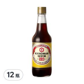 KIKKOMAN 龜甲萬 甘甜醬油, 500ml, 12瓶